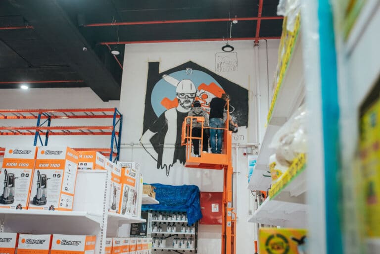 ציורי קיר לעסקים – עיצוב מותאם אישית לעסק א.י. אדיר