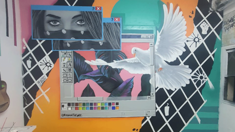 ציור קיר ייחודי למשרד אורנבסטיל – עיצוב מקצועי שמחזק את סביבת העבודה